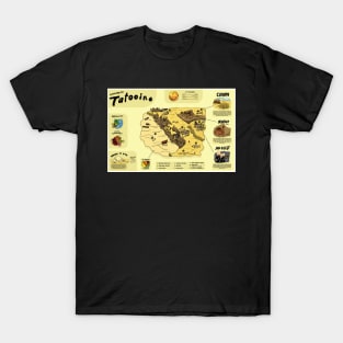 Tatooine Map T-Shirt